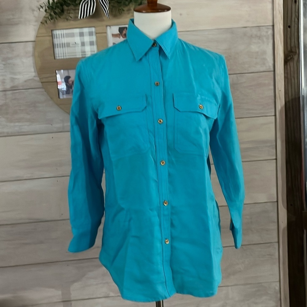 Ralph Lauren Blue Top S